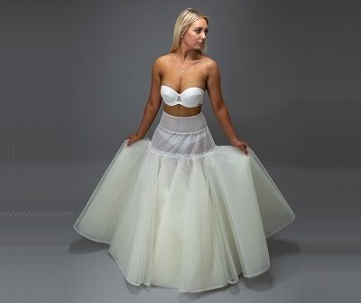bride in a white petticoat 2