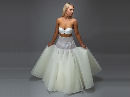 bride in a white petticoat 2