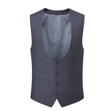 navy scoop waistcoat