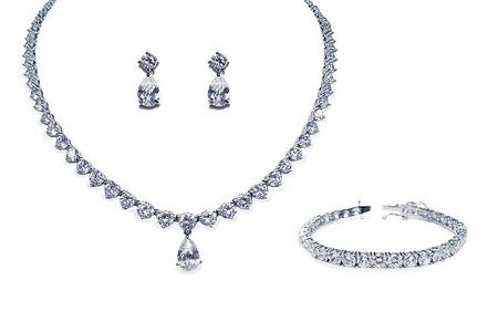 Imperial Necklace, Earrings & Bracelet - 4 The Wedding