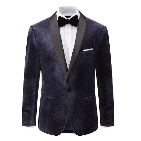 navy evening jacket