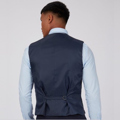 Antique Rogue Navy Curtis Waistcoat - Image 3